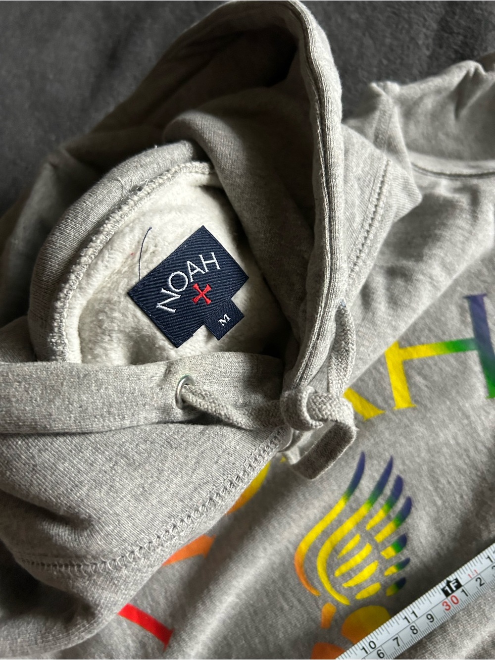 Noah NYC Rainbow Logo Hoodie M - Picture 4 of 5